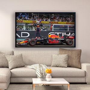 Red Bull Racing Car, Red Bull F1 Poster, Formula 1 Gift, F1 Wall Art, Formula 1 Poster, Red Bull, Max Verstappen Wall Art, Team Redbull.