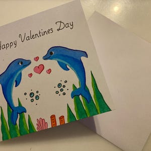 Cartões de Dia dos Namorados de Animais, Dia dos Namorados, Cartões românticos, Presente de Dia dos Namorados, Casais de animais, Cartões desenhados à mão