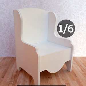 Armchair for dolls 1/6 dollhouse furniture 12 in FR , Integrity, Blythe, BJD, doll furniture (087)