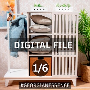 Laser Cut Files. Doll cupboard table. Suitable for 1/6 dolls (00055)