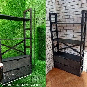 Miniature Doll Cupboard for 1/6 Scale Dollhouse Furniture (H003)