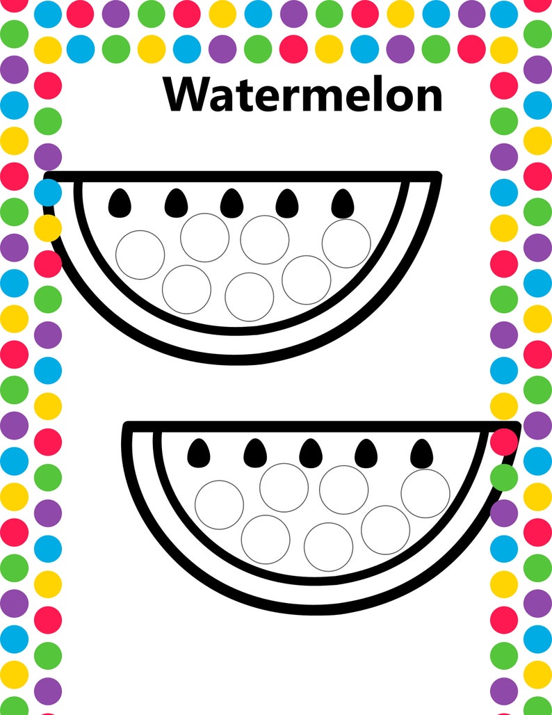 Dot Markers Activity Book Dot Markers Activity Book Summer Etsy Canada