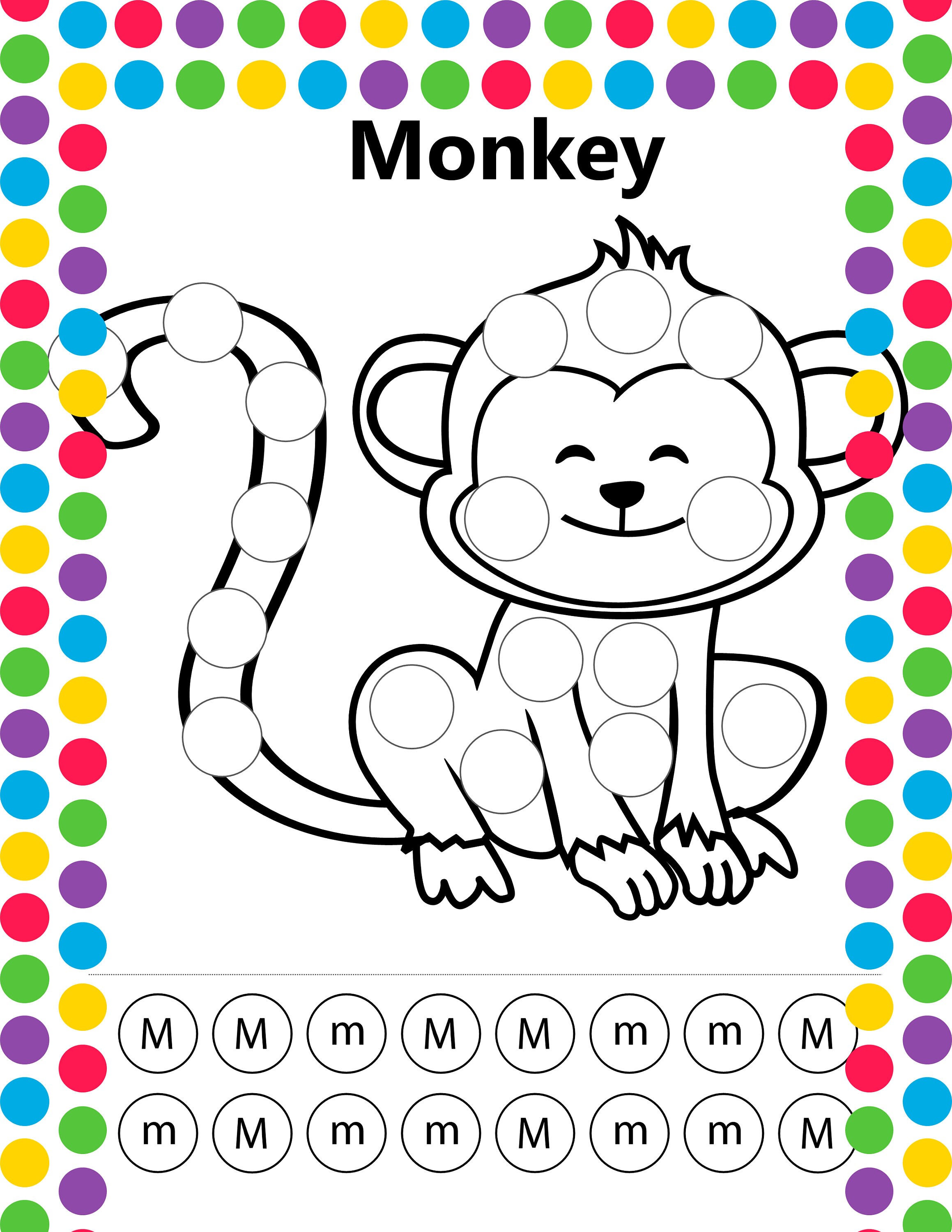 Dot markers activity book Dot markers activity book ABC Etsy