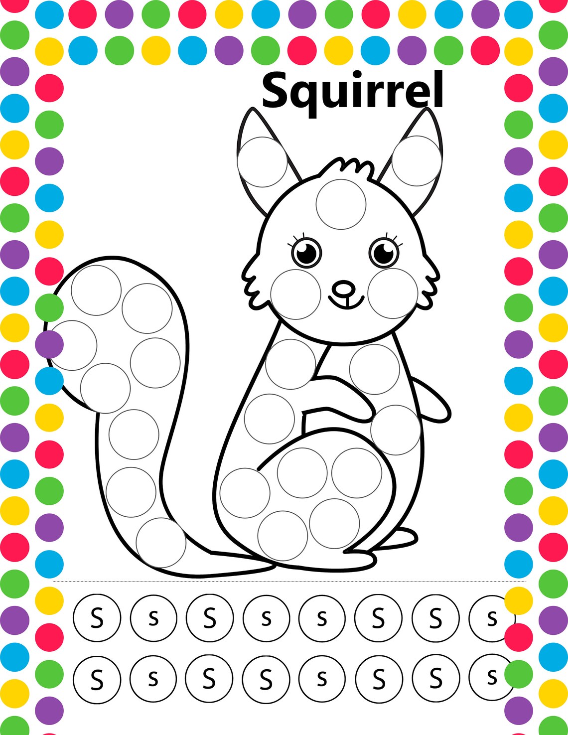 Dot Markers Activity Book Dot Markers Activity Book ABC Etsy UK