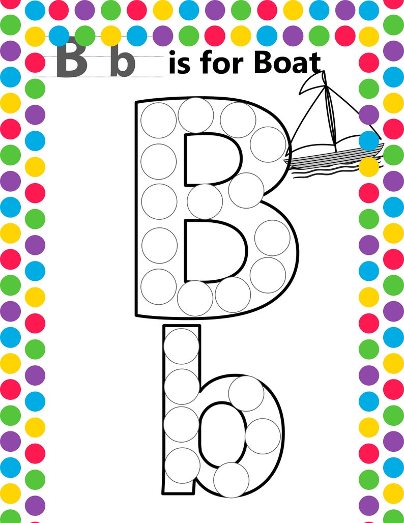 Dot Markers Activity Book Dot Markers Activity Book Summer Etsy Canada