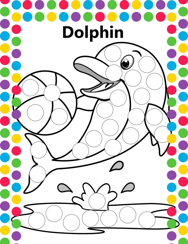 Dot Markers Activity Book Dot Markers Activity Book Summer Etsy Canada