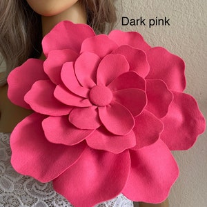 Large pink flower brooch pin flower brooches for women flower brooch pin shoulder corsage wedding accessories oversized flower accessories