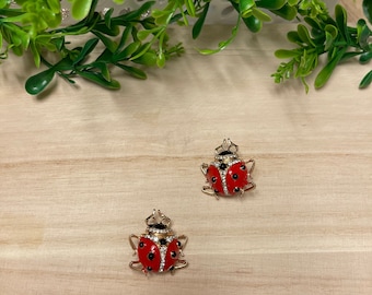 Lady bug brooch ladybug pin ladybug brooches realistic brooch insect pin bug pin animal brooch animal pins ladybug pins jewelry accessories