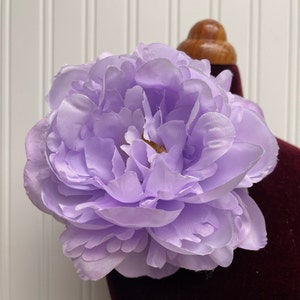 Lavender flower brooch pin party flower pin shoulder corsage wedding flower brooch pin accessories brooch pin for dress flower size 6 inches