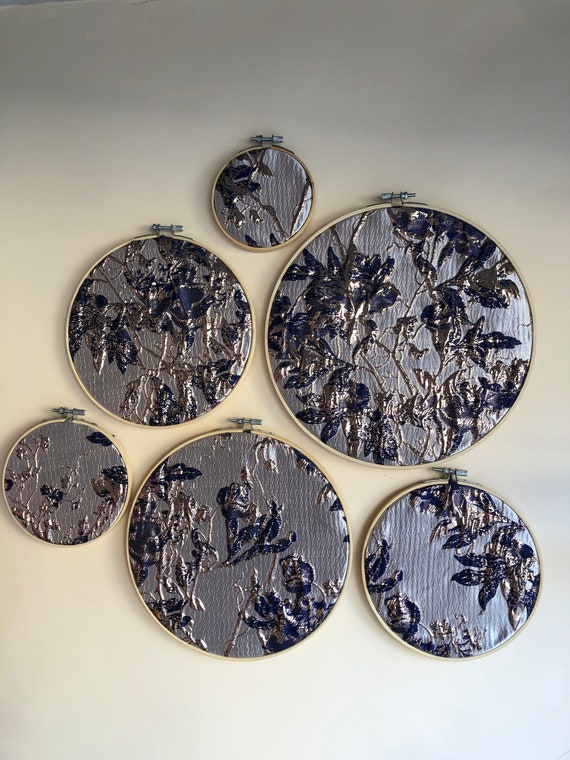 3D Navy Blue Wall Hanging Home Decor Wall Covering Etsy