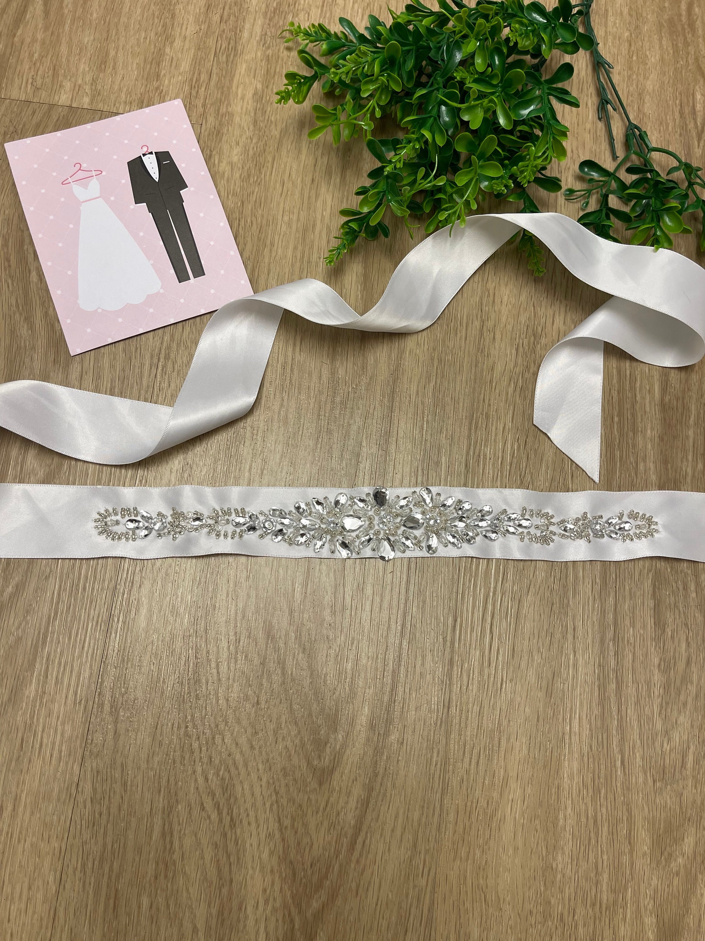 Art Deco Crystal Bridal Belt - Etsy