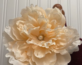 Broche de flor grande de 6,5 pulgadas, ramillete de hombro, broche de flor nupcial, accesorios de boda, ramillete de hombro, broches de flores para mujer, regalos