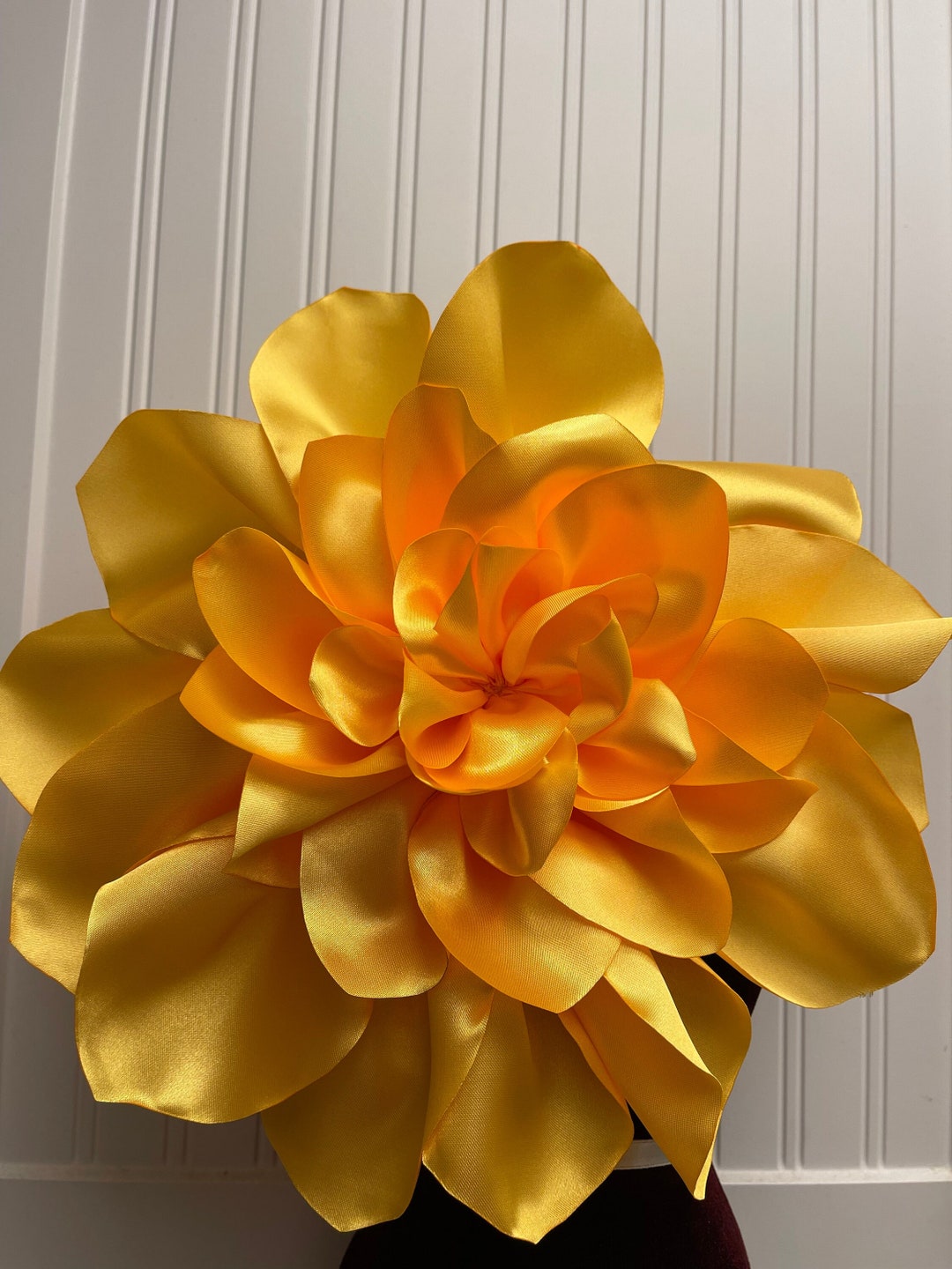 Yellow Oversize Flower Brooch Pin Shoulder Corsage Large Pin Etsy