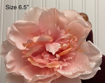 6” pink, red  flower brooch pin flower brooch shoulder corsage flower brooch pin gifts for her women’s wedding accessories bridal hair pin