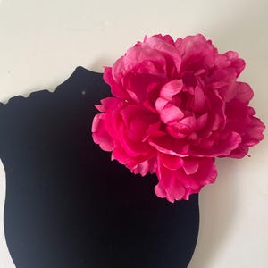 Große 7-Zoll-Blumenpins-Brosche, rosa Anstecknadel, große Blume anstecknadel, Schulter-Corsage-Brosche, Blumenbrosche, Blumenbrosche, Hochzeit, Accessoires