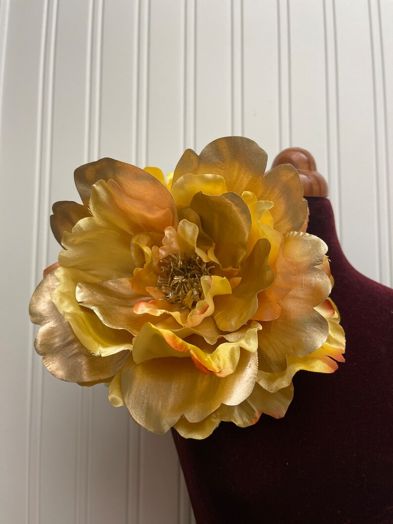 Purple Large Flower Brooch Pin Party Flower Brooch Wedding Etsy