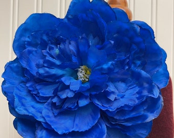 Broche fleur bleu royal broche épaule corsage fleur broche femmes mariage corsage accessoires de mariage broches pour fleur de fête de mariage