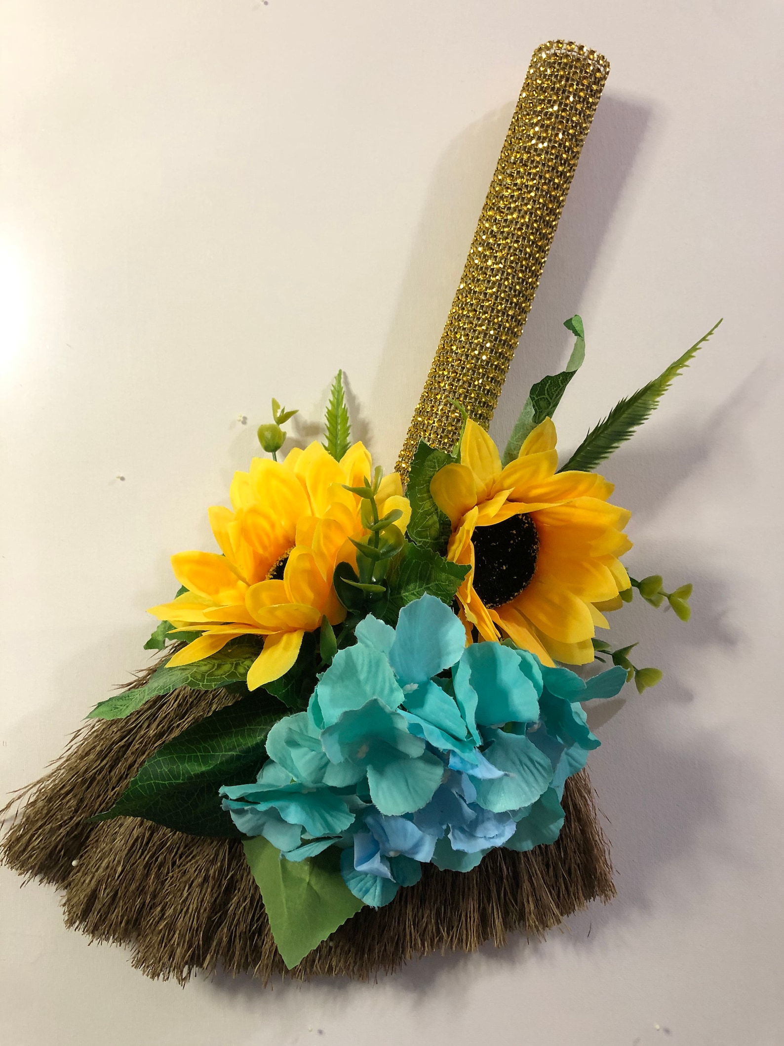 Floral wedding broom wedding broom bouquet jump broom broom Etsy