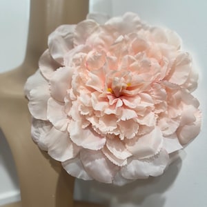 Pink  flower brooch pin large pin flower pink flower pin shoulder corsage wedding accessories flower brooch pin women’s flower pin size 9.5”
