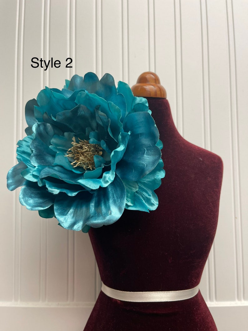 Purple Large Flower Brooch Pin Party Flower Brooch Wedding Etsy