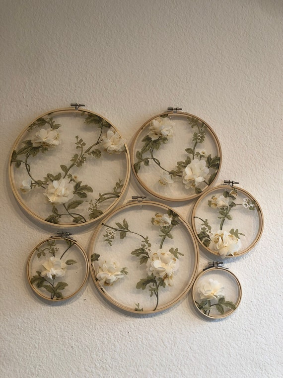 Ivory wall art wall hanging decorations wall covering wall hangings wall art ivory flower wall covering  personalized gift living room decor