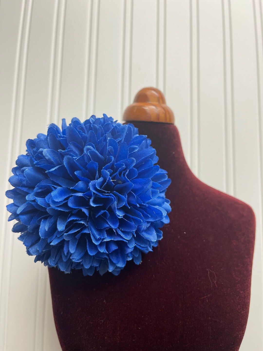 4 Blue Flower Brooch Pin Flower Pins Brooch Shoulder Corsage Women Blue