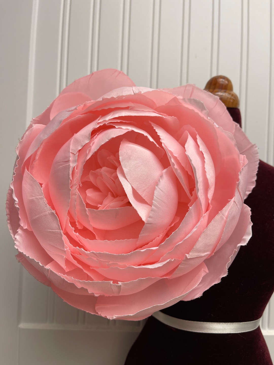 Large Pink Flower Brooch Pin Oversized Flower Brooch Shoulder Corsage Party Flower Pin Wedding