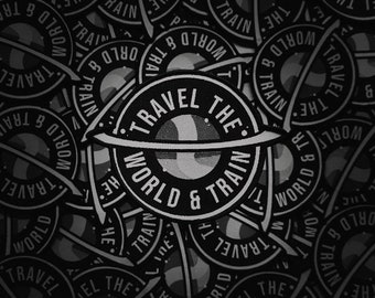 Travel the world & train Patch