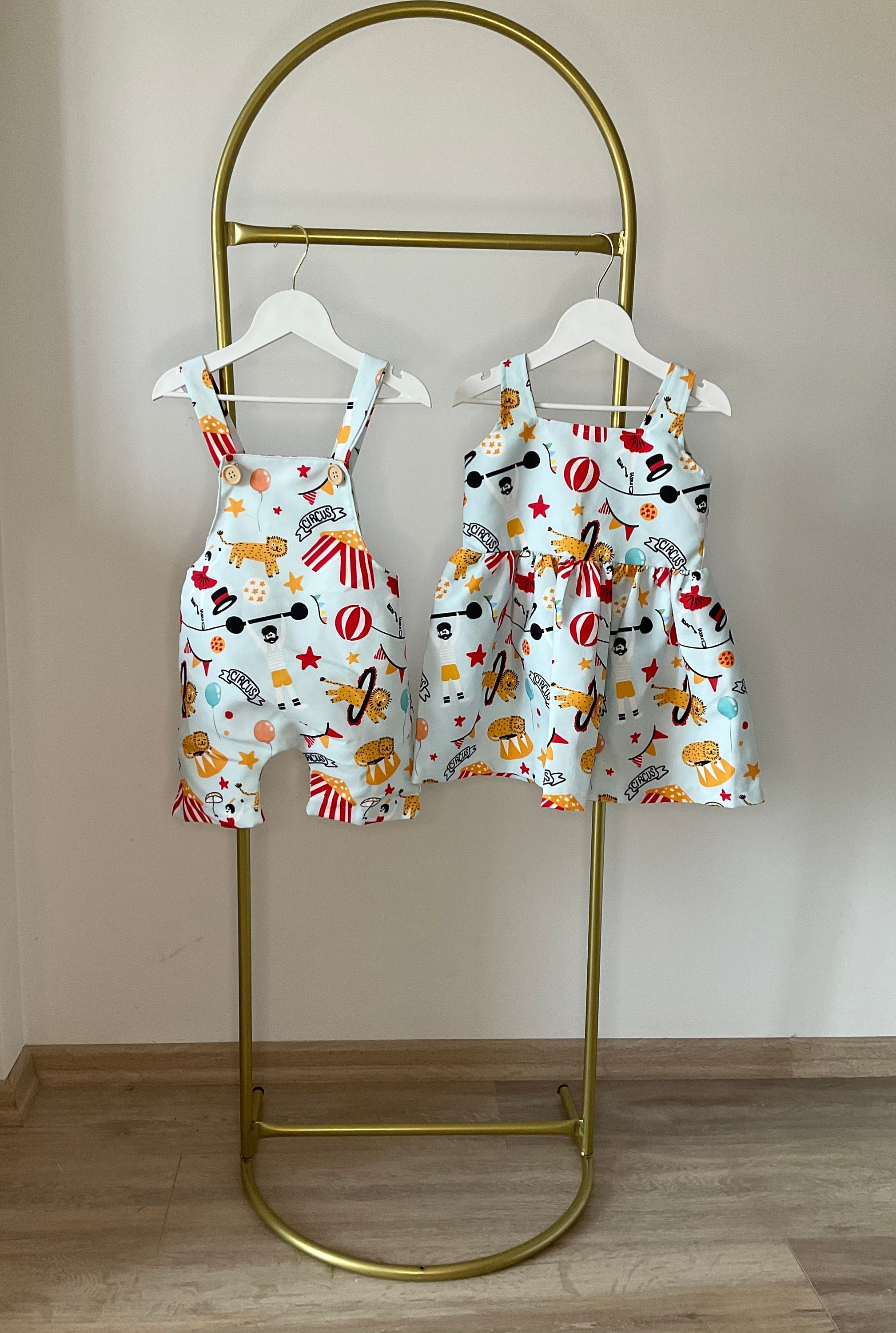 Baby Circus Outfit, Lion Romper, Carnival Clothes, First Birthday Boy Outfit Overall