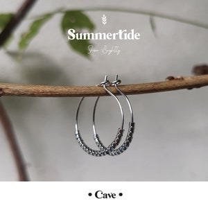 Medium Hoops - Cave (20mm)