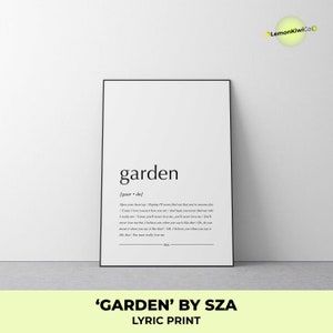 R&B Hip Hop &#39;Lyric&#39; Printable, Digital Printable, Song Music Artwork, Hip Hop Poster, Home Decor, Hypebeast, Minimal Design