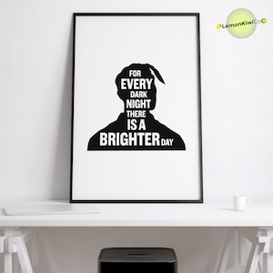 90s Hip Hop &#39;Silhouette&#39; Typography Printable, Rap Quotes, Rapper Poster, Music Wall Art, Hypebeast, 90s Hip Hop Quote