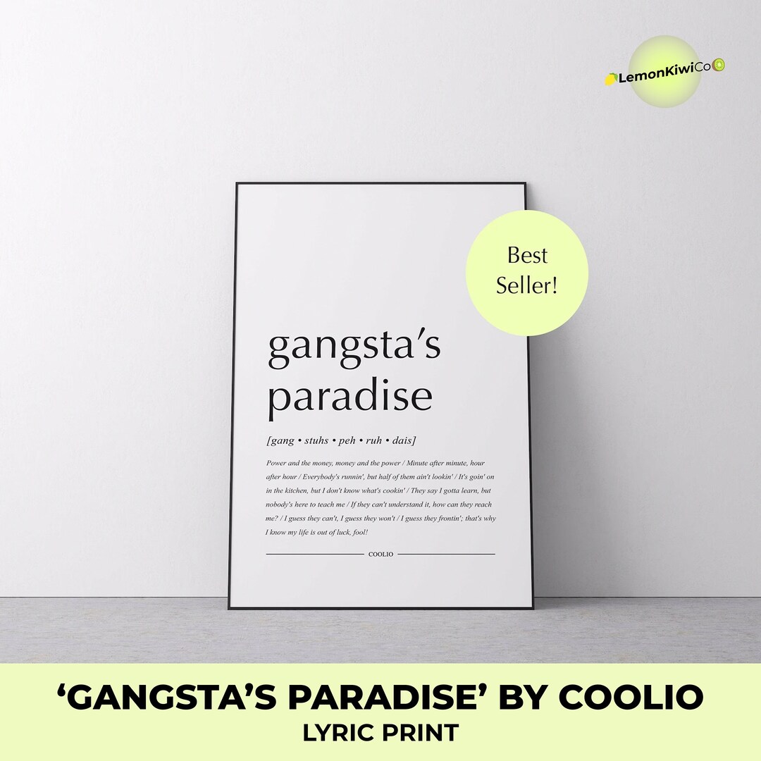 90s Hip Hop Lyric Printable, Rap Lyrics, Rapper, Oldschool Music ...