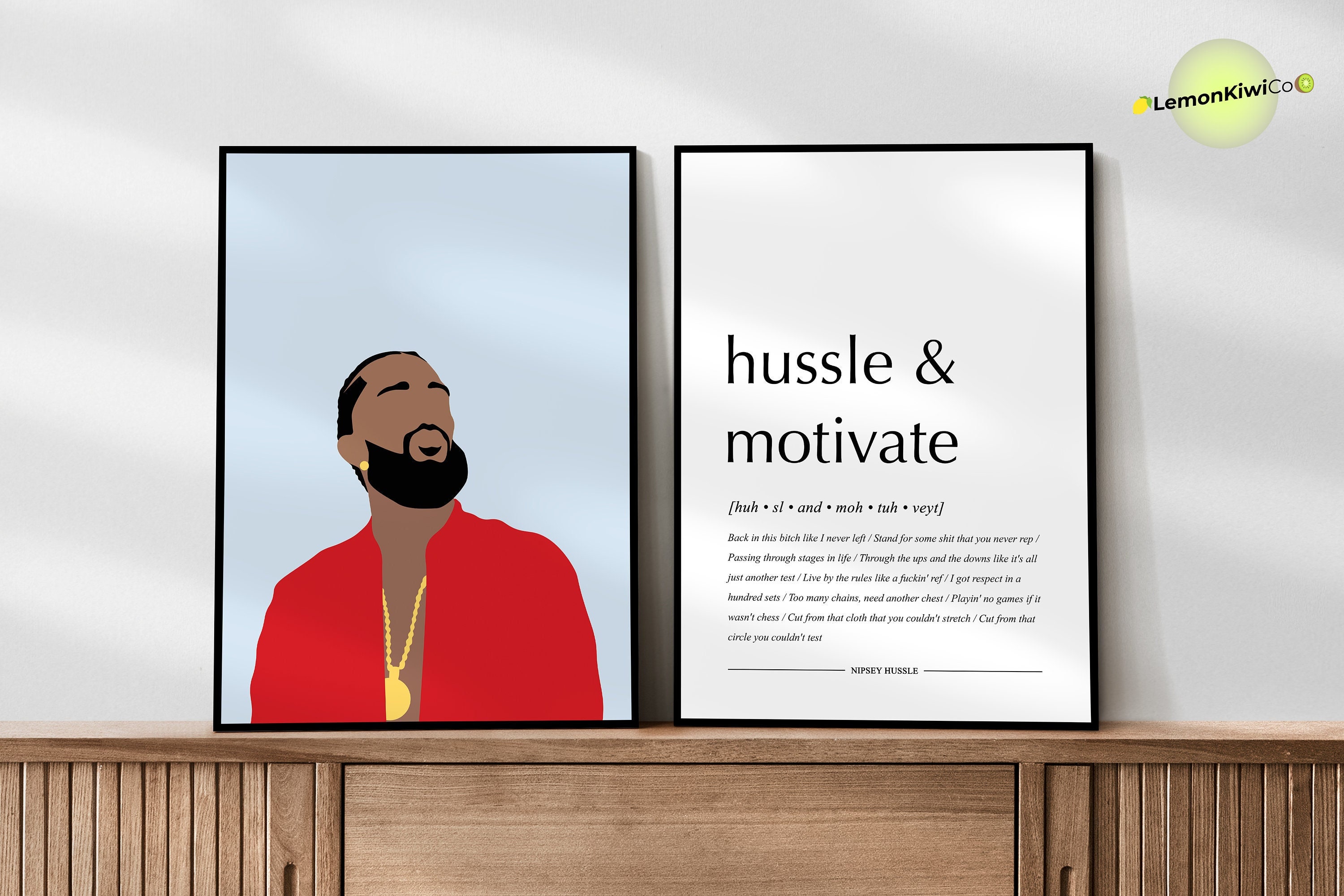 Pyramid Posters Nipsey Hussle Lakers Game: Posters & Prints 