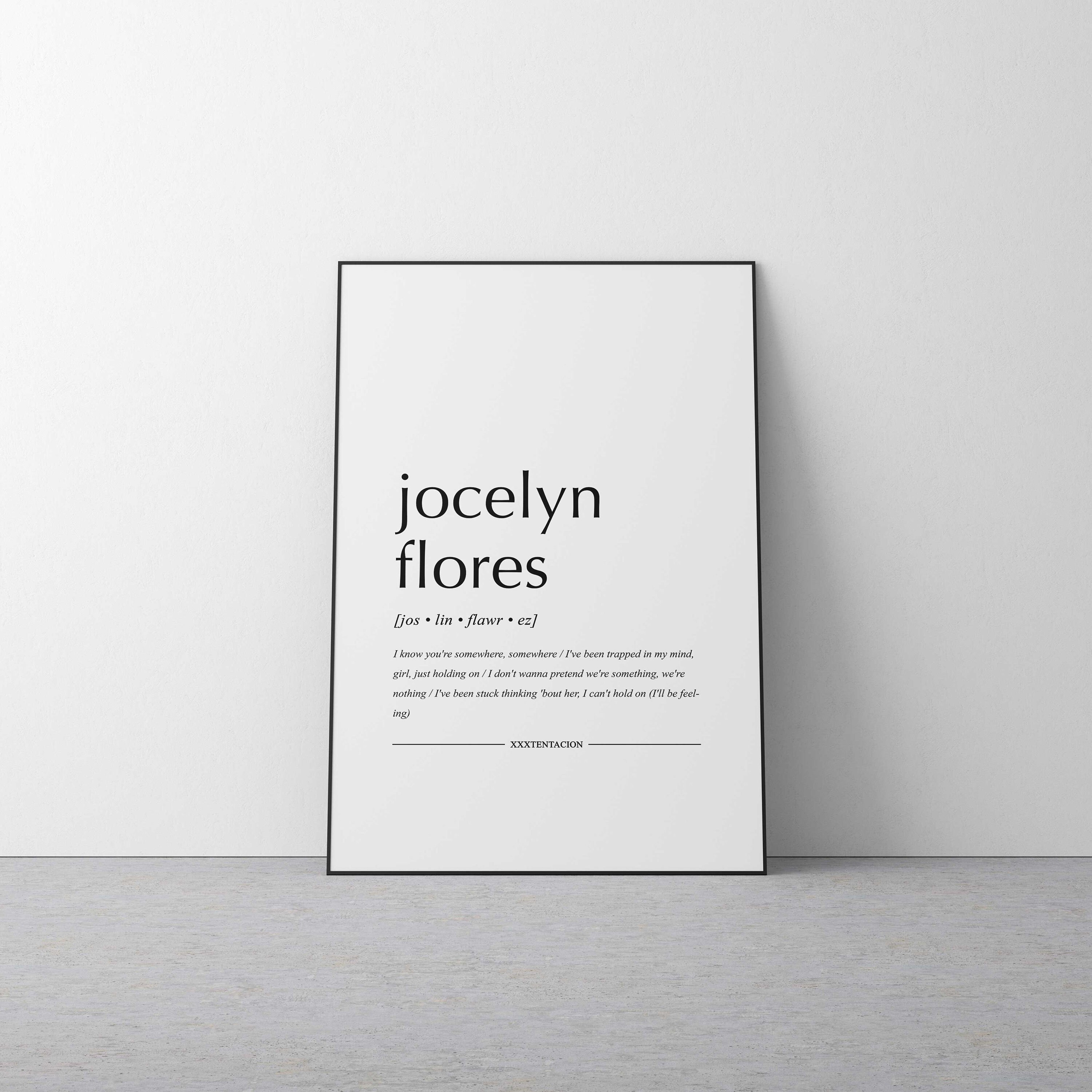 Jocelyn Flores 'Lyric' Imprimible Digital Imprimible - Etsy España Jocelyn Flores 'Lyric' Imprimible Digital Imprimible - Etsy España