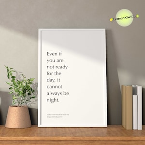 Even If You Are Not Ready For The Day &#39;Quote&#39; Printable, DIGITAL Printable, Rap Lyrics Wall Art, Rap Poster, Hypebeast, Motivational Print