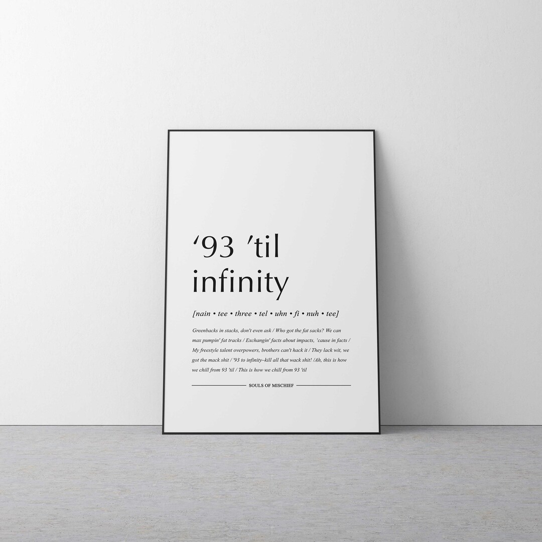 90s Hip Hop 'lyric' Printable, Digital Song Print, Rap Quote, Hip Hop ...