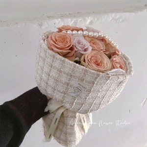 10pcs) Waterproof Chanel/LV flower wrapping paper florist bouquet