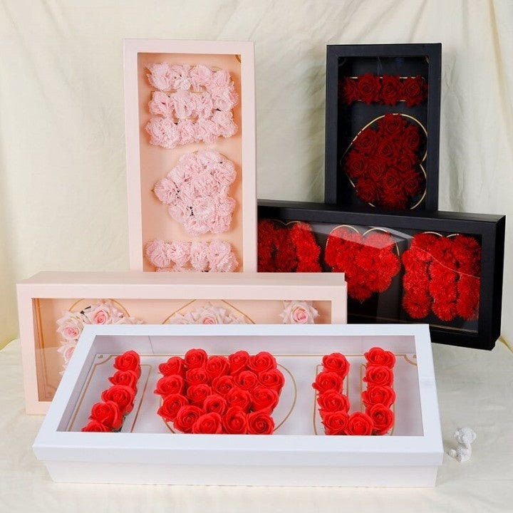 DIY Fillable Letter/ Number Boxes 35cm/14 Strawberry Box/charcuterie Box  Sweet Box Flower Box Chocolate Box 