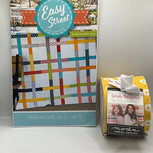 Easy Street Quilt Pattern w/ Simply Delightful by Sherri & Chelsi for Moda Fabrics