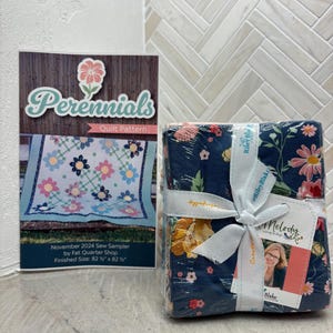 Perennials Quilt Pattern w/ Perennial Melody by Beverly McCullough for Riley Blake Designs