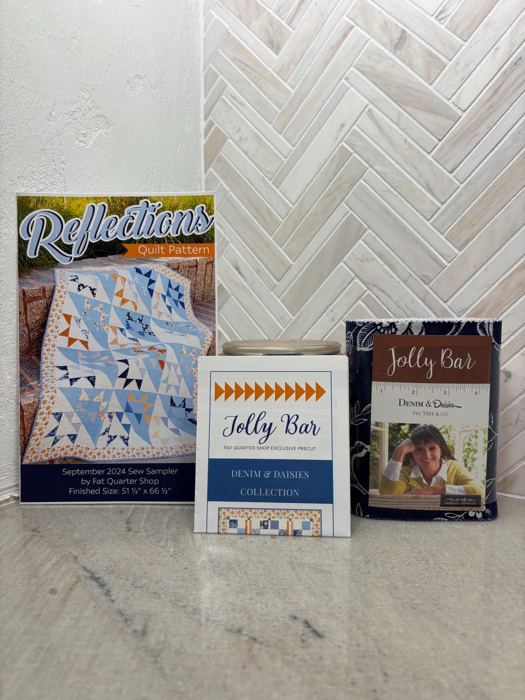 Reflections Quilt Pattern W/ Denim & Daisies by Fig Tree Quilts for ...