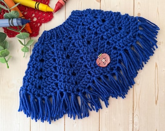 18 inch doll clothes: Back to School Poncho