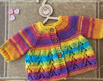 18" Doll Sweater, Sweater for 18 inch dolls, Doll Clothes, Doll Sweater, Rainbow Doll Sweater