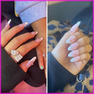 Kylie Jenner pearl nails
