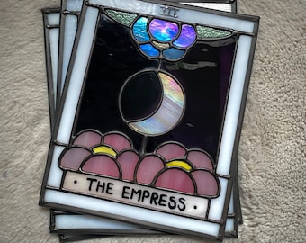 Stained Glass Panel The Empress Tarot