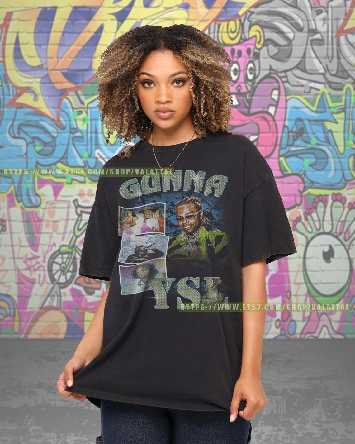 Gunna Vintage 90s Raptees Hip hop RnB shirt Graphic tee | Etsy