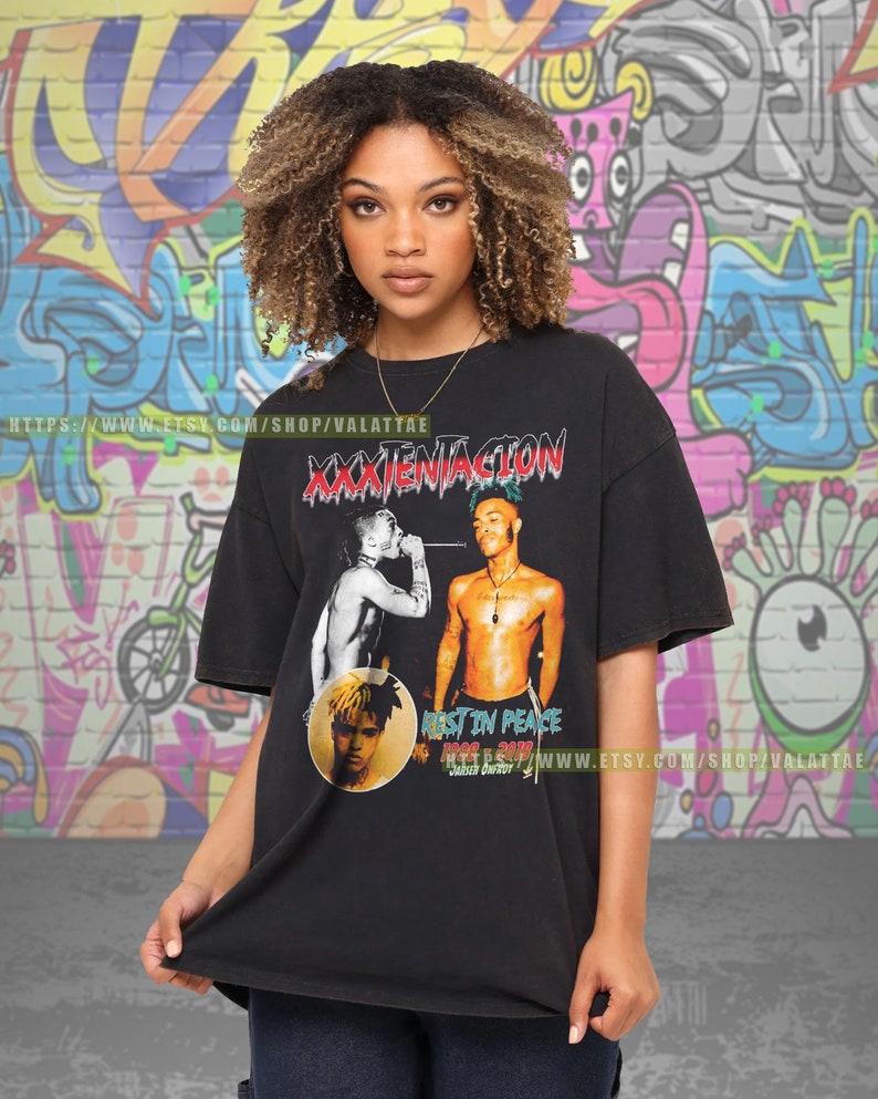 Xxxtentacion Vintage 90s Raptees Hip Hop Rnb Shirt Graphic | Etsy