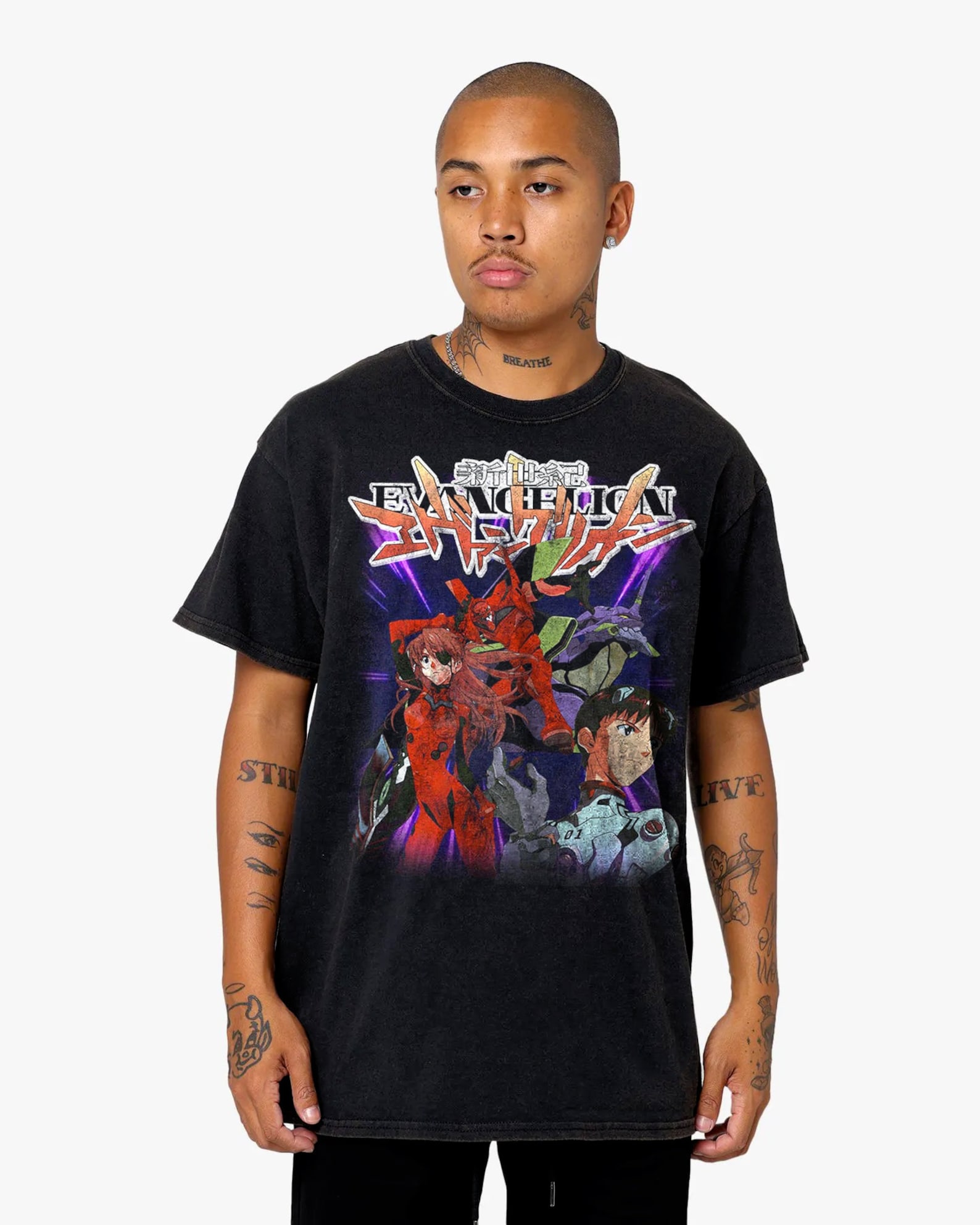 Vintage Evangelion Shirt : Vintage Evangelion Shirt Anime Shirt Unisex T-shirt