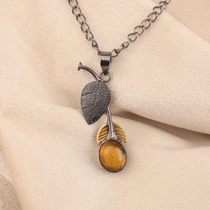 Tiger Eye Pendant 925 Sterling Silver Pendant Tiger Eye Gemstone Pendant Handmade Silver Jewelry Yellow Tiger Eye Jewelry Gift For Mother